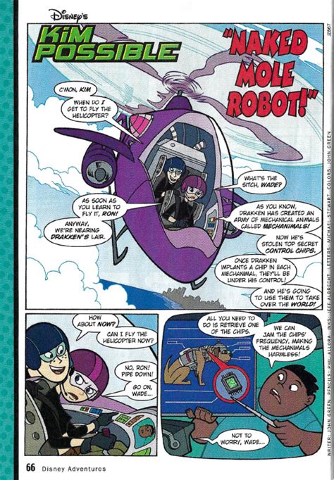 Kim Possible Naked Mole Robot Disney Adventures August Damailbox On Tumblr