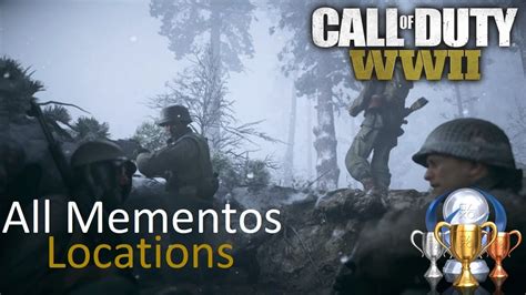 All Mementos Collectibles Locations Call Of Duty WW2 Trophy Guide