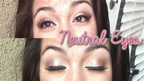 Easy Neutral Everyday Eyeshadow Tutorial Feat Naked Palette Youtube