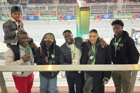 Kevin Hart Celebrates Son Kenzos Birthday Surrounded by Family at F1