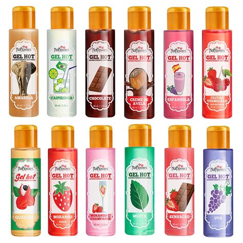 Gel Hot Aromatizante Ml Varios Sabores Gel Comestivel Para Sexo Oral Que Esquenta Hot