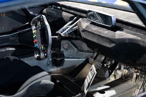 Detail Of The Interior Of A 2020 Saleen S1 Gt4 Supercar Editorial Stock