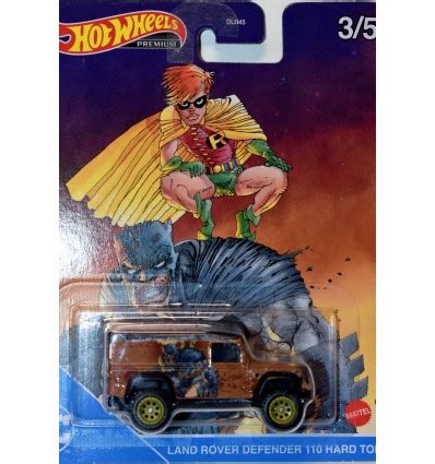 Hot Wheels Premium Batman Robin Land Rover Defender Hardtop