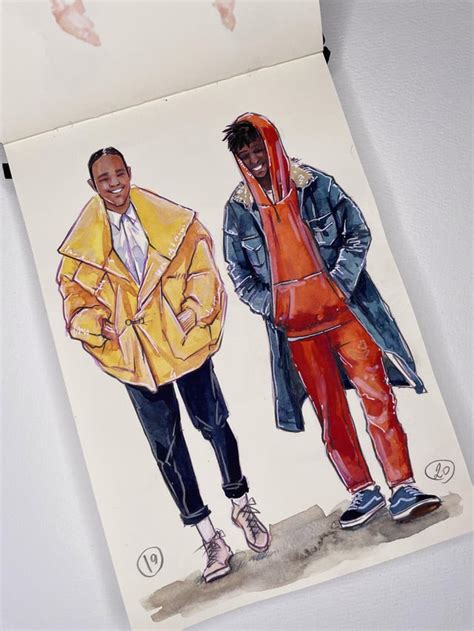 Fashion Sketch Watercolor