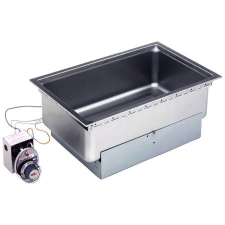 APW Wyott TM 90DS 1 2 KW Electric Drop In Hot Food Well W Drain 1 Pan