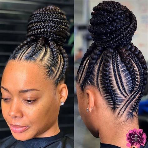 Pin By Jessica Foster On Beautiful Black Women In 2020 Feed In Braids Hairstyles Braided