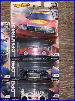 Car Track Set Hot Wheels OPEN TRACK Car Culture Premium Real Riders Set Of NEW