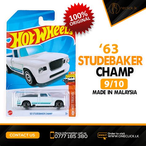 Hot Wheels 1 64 Car HW Hot Trucks 63 Studebaker Champ