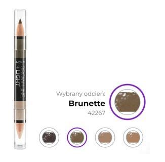 Avon Kredka do brwi i rozświetlacz Brunette oficjalne archiwum Allegro