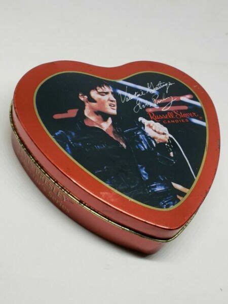 Elvis Presley Russell Stover Candies Tin 1958 King Creole Rare Rock And