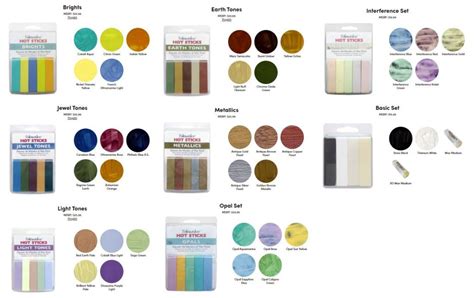 Enkaustikos Hot Sticks Sets The Paint Spot Art Supplies And Art Classes Edmonton