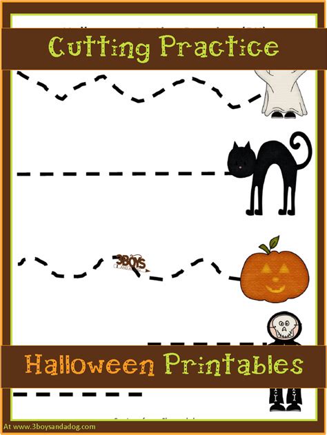 Fall Cutting Practice For Preschoolers Teaching Treasure