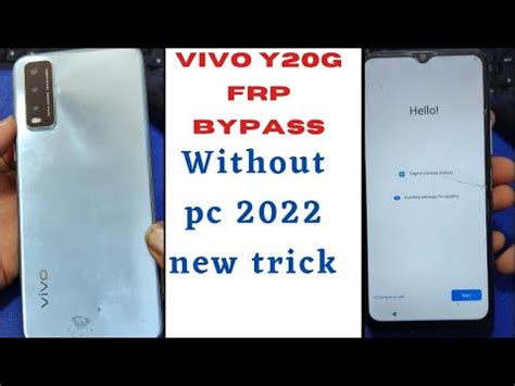 Vivo Y20G V2037 Frp Bypass 2022 New Security Update Without Pc YouTube