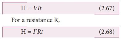 Joules Law Explanation Formulas Solved Example Problems Heating