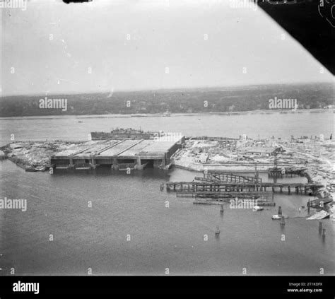 U-boat Warfare 1939-1945 U-boat bases: Concrete U-boat pens at Hamburg ...