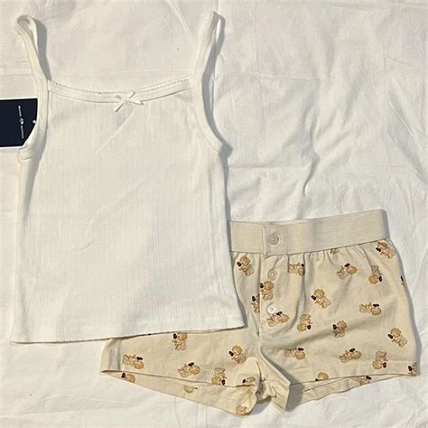 Brandy Melville Matching Pj Set Bnwt Price Depop