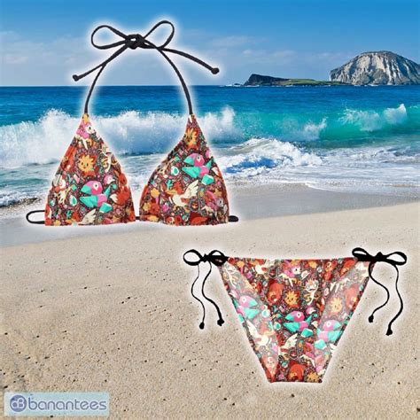 Normal System Pokemon String Bikini Gift Women Beach Summer Banantees