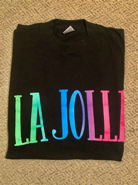 Vintage 1989 La Jolla Neon Font Logo Narcos Drug Cartel Made USA 90s | Grailed