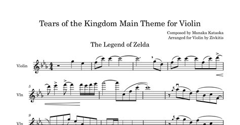 Tears of the Kingdom Main Theme for Violin (Zivkitis).pdf | DocDroid