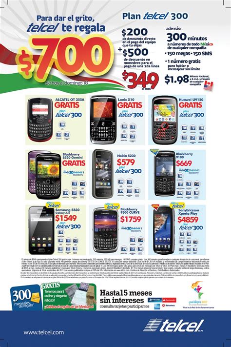 Global Publicidad: Conoce algunos de los equipos que el plan Telcel 300 ... 
