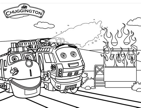 Coloriage Image de Chuggington télécharger et imprimer gratuit sur