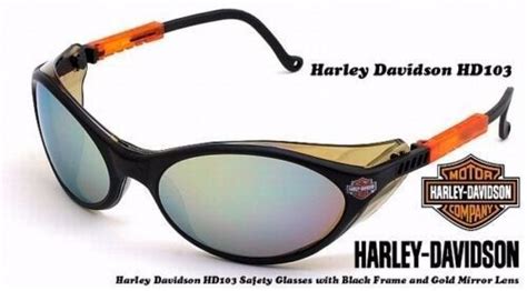 Sell Harley Davidson Motorcycle Biker Riding Sun Glasses Gold Mirror Lens Hd301 In Elkton