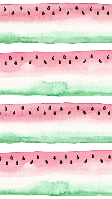 June Freebie: Watercolor Watermelon Wallpaper | Jetty Home