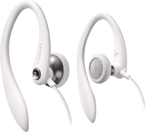 Philips Shs3300wt Sports Earhook Headphones White Exotique