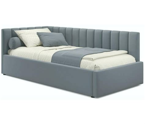 В продаже Кровать Milena 90х200 серого цвета с подъемным механизмом ...