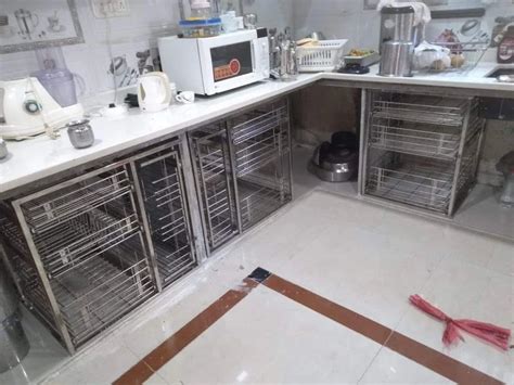 Shelves Stainless Steel Kitchen Trolley Size Dimensions Standard At