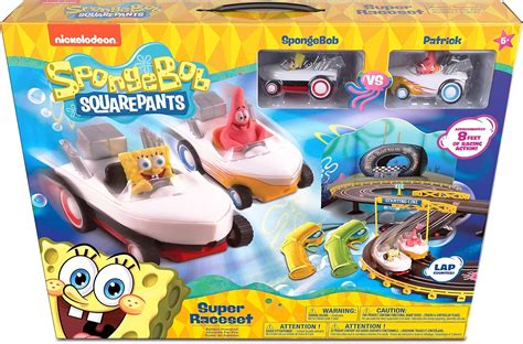 Spongebob Hot Rod Boat Race Set Vehicle Amazon Au Toys Games