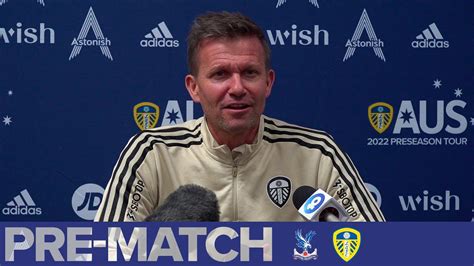 Jesse Marsch Pre Match Conference Crystal Palace V Leeds United Pre