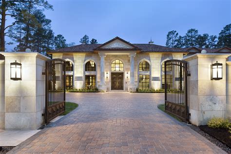 This elegant modern home in Houston, TX is approximately 11,000 square