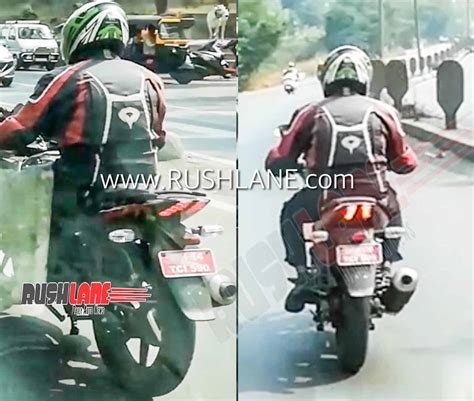 Upcoming BS VI Bajaj Pulsar 220F Spied For The First Time