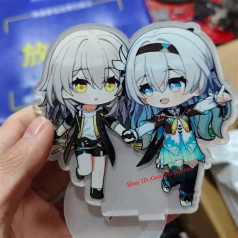 Anime Honkai Star Rail Firefly And Stelle Desktop Stand Figure