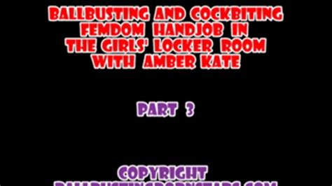 Amber Kate Blonde 18 Year Old Locker Room Creeper Femdom Handjob And Cumshot Part 3 WMV