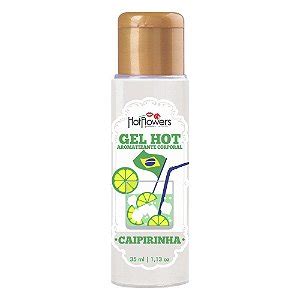 ORAL HOT GEL AROMATIZANTE BEIJÁVEL AQUECE G HOT FLOWERS Distribuidora Hot Flowers