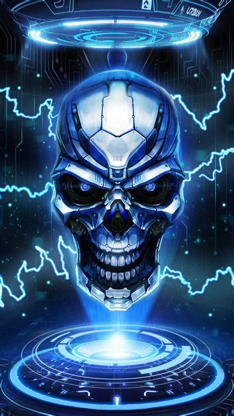 Blue Skull Wallpaper 54 Pictures Wallpaperset