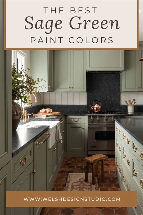 The Best Sage Green Paint Colors For Kitchen Cabinets And Countertops