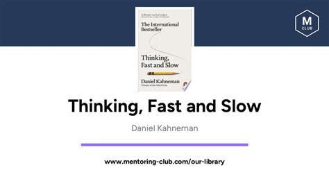 Thinking Fast And Slow By Daniel Kahneman