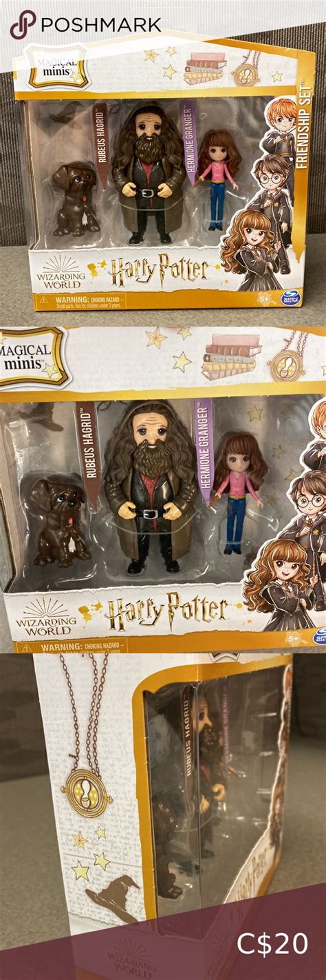 Wizarding World Harry Potter Magical Minis Hermione And Rubeus Hagrid