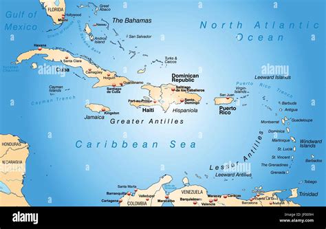 Frontera Tarjeta Antillas Sinopsis Bordes Atlas Mapa Del Mundo