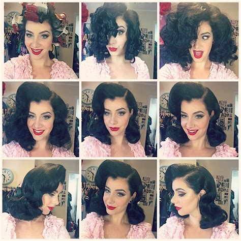 The Evolution Of The Hot Roller Set Retro Hairstyles Vintage Hairstyles Rockabilly Hair