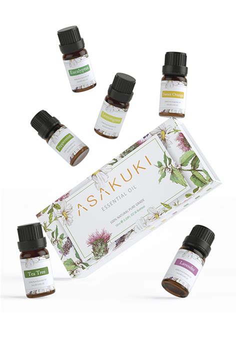 Asakuki Essential Oils Set Aromatherapy Diffuser Oils Blends 100