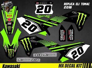 Kit Deco Motorcycle For MX Decal Kit For Kawasaki Kxf Eli Tomac