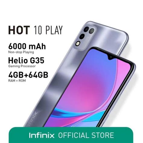 Infinix Hot Play Mobile Phone S GB GB Cellphone Inch HD Screen Smarphone MAh