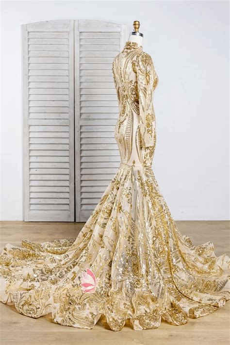 prom dresses gold sparkly 10