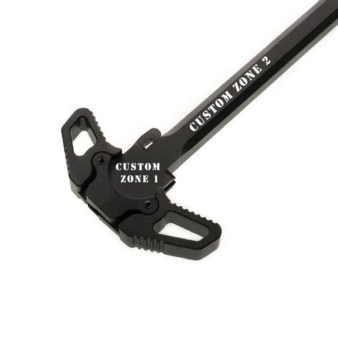 Tactical Ar Ambidextrous Charging Handle Custom Engraved