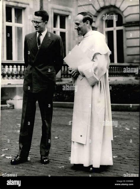 Nov 14 1958 Father Pire Nobel Peace Prize Winner Congratulated