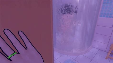 Sneaking And Watching MILA S SHOWER Hentai MiSide Uncensored